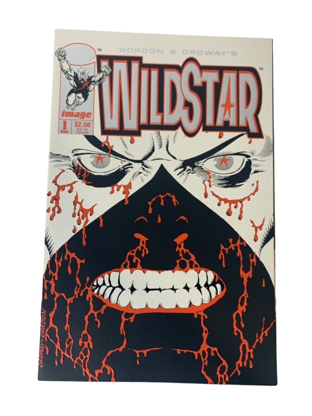 WildStar #1 Image Comics 1993 Jerry Ordway Al Gordon Embossed Cover VF/NM